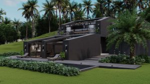Black Albatros modern villa concept 18-Game-Room (3)