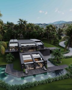 Black Albatros modern villa concept 18-Game-Room (4)