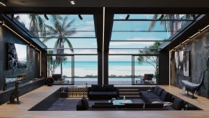 Black Albatros modern villa concept 18-Game-Room (5)