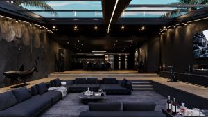Black Albatros modern villa concept 18-Game-Room (8)