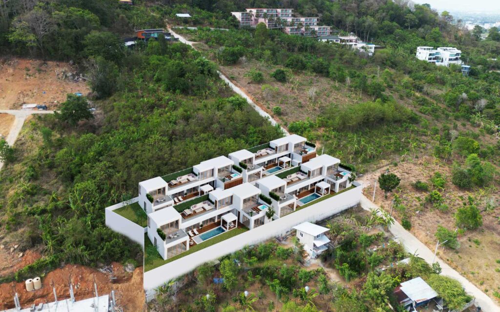 Sergo estate villa project drone 2