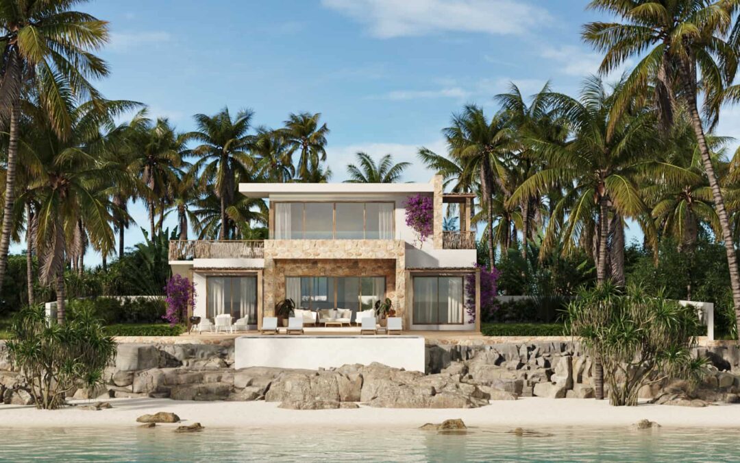 A Spectacular Sea View Villa 3D Rendering Unveiled in Zanzibar