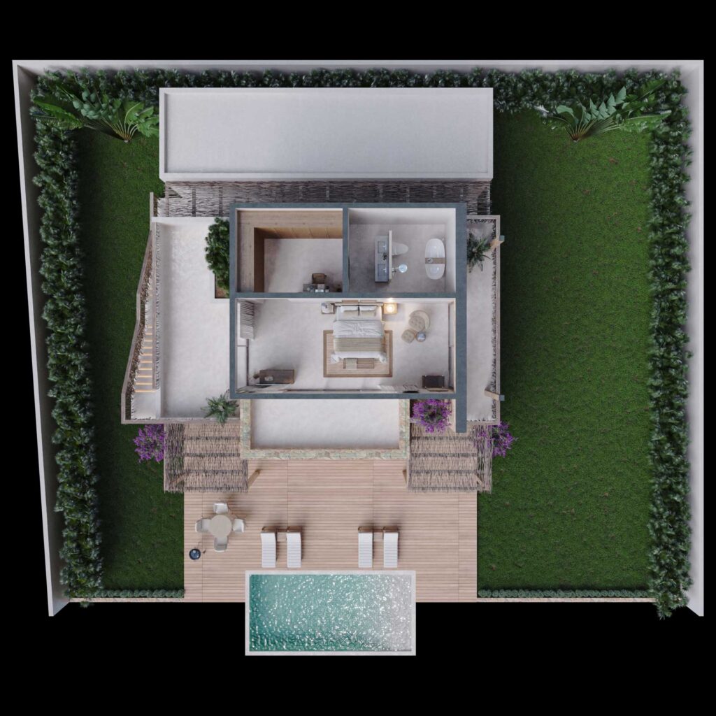 02 plan b zanzibar sea view villa 3d rendering 20