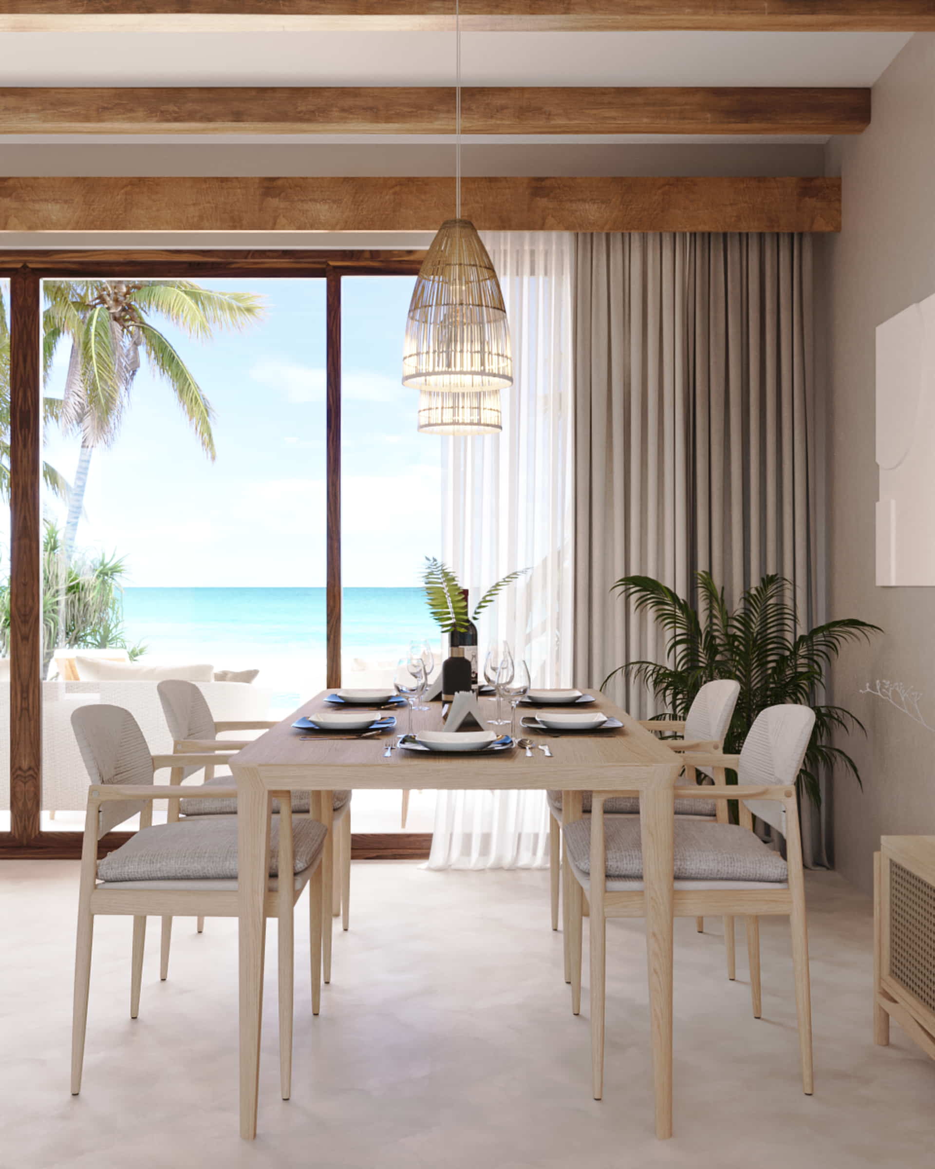 06 interior zanzibar sea view villa 3d rendering 8