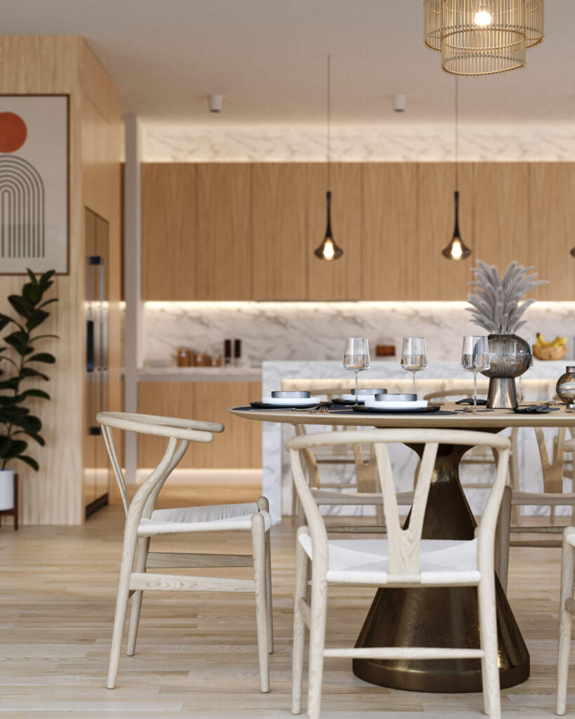 Luxury villa gold coast australia 3d rendering 10