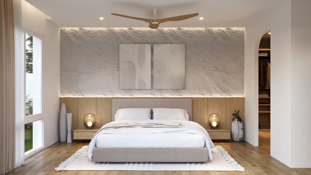 Luxury villa gold coast australia 3d rendering 12