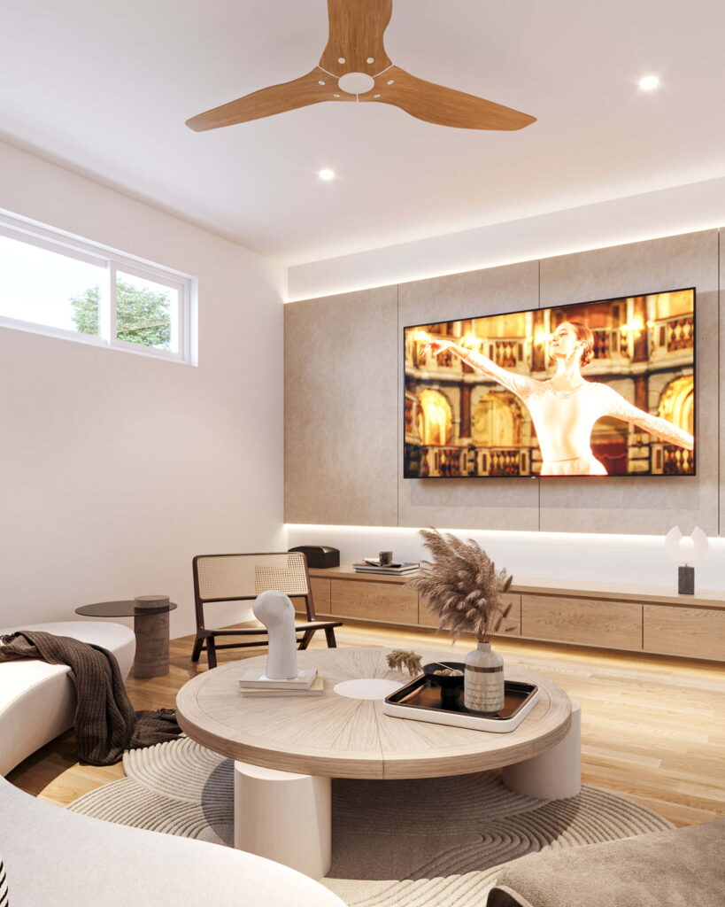 Luxury villa gold coast australia 3d rendering 15