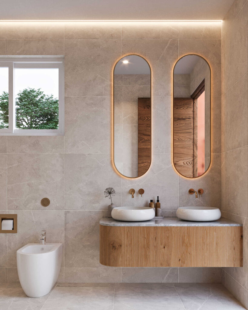 Luxury villa gold coast australia 3d rendering 17